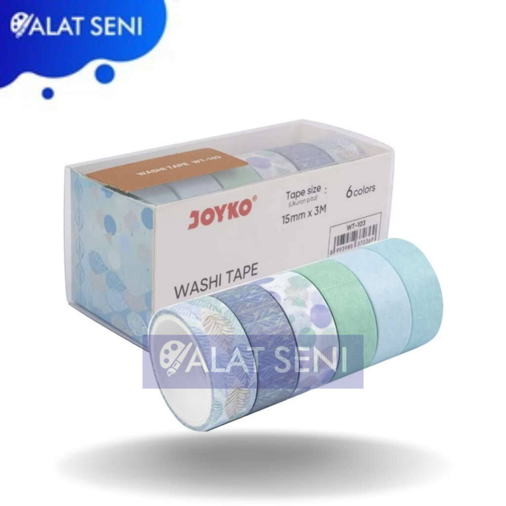 

WASHI TAPE LUCU JOYKO / TAPE MOTIF / TAPE MOTIF JOYKO - SATUAN