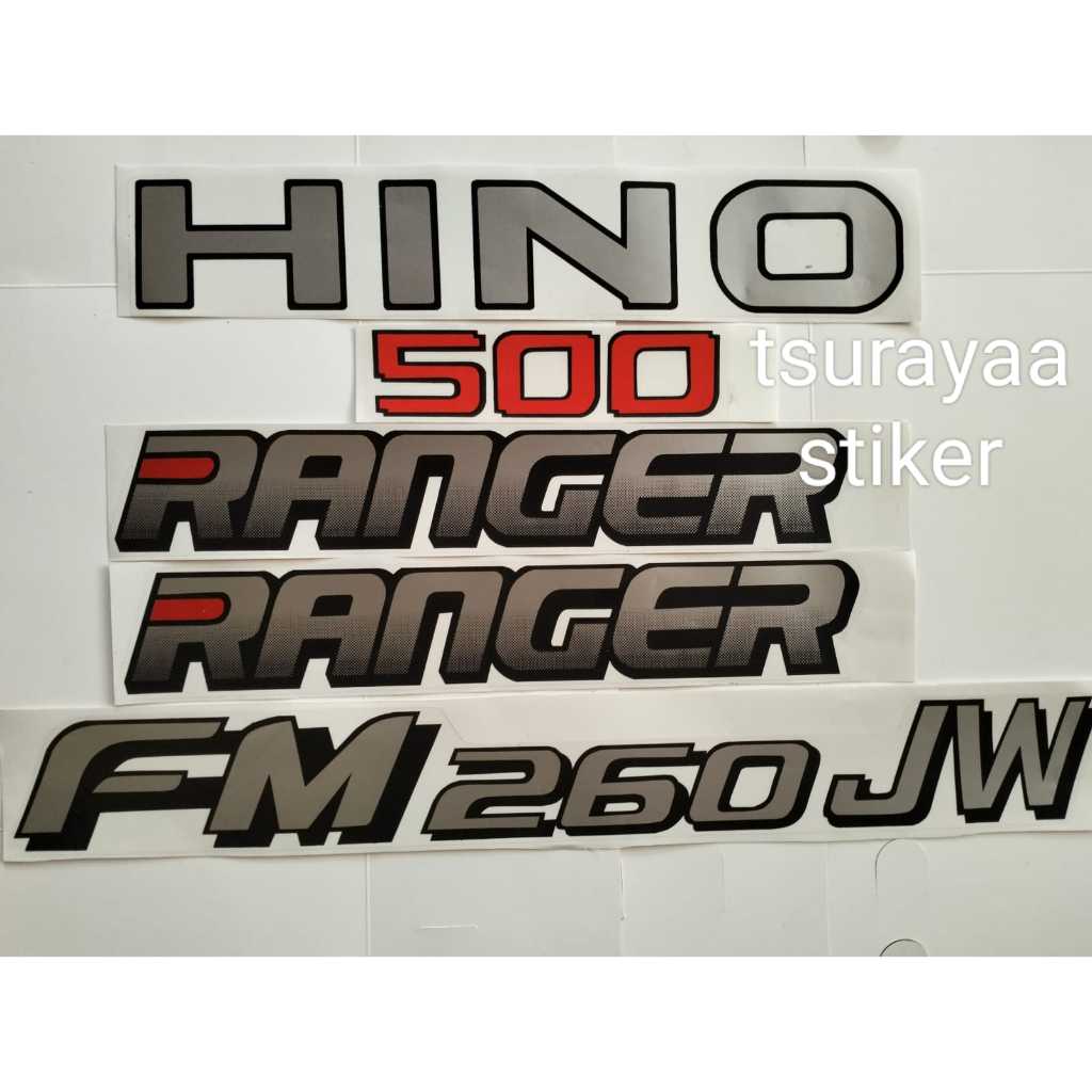 Stiker Hino 500 Ranger FM260JW