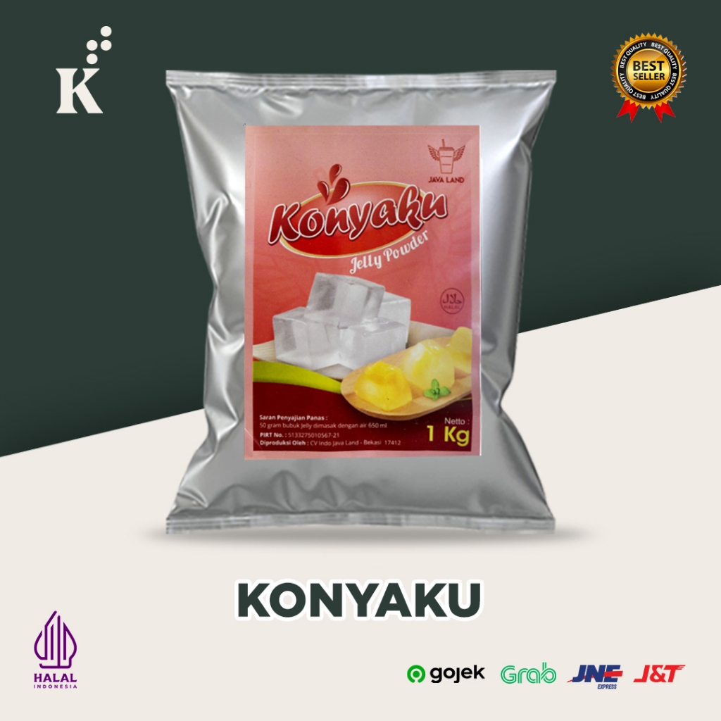 

KONYAKU JELLY 1KG Seperti Nutrijel Bening Ekonomis