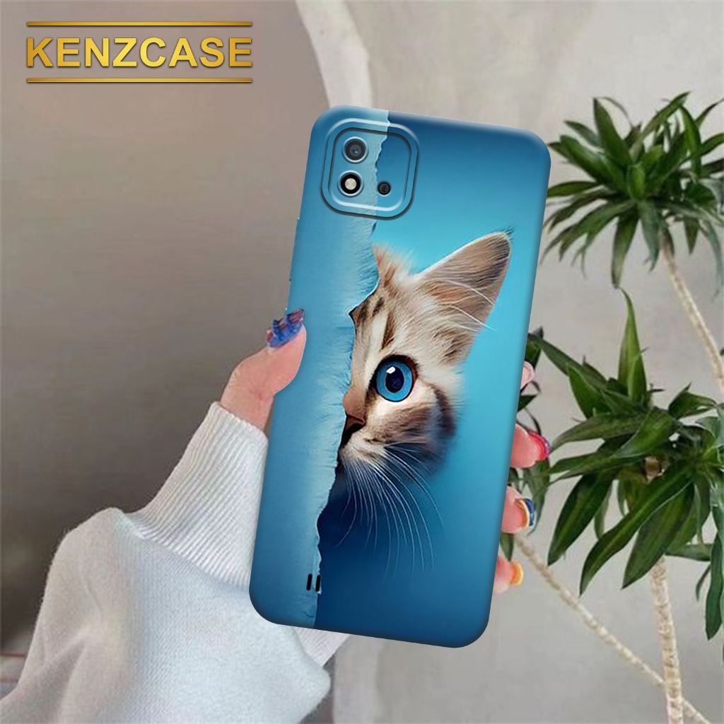 Soft case Hp REALME C11 2021/C20 - KENZCASE- Fashion Case Aesthetic - Silicon - Pelindung Belakang H