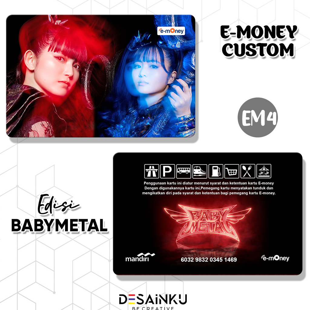 READY STOCK EMONEY BABYMETAL WORLD TOUR ASIA / FLAZZ / TAPCASH / BRIZZI