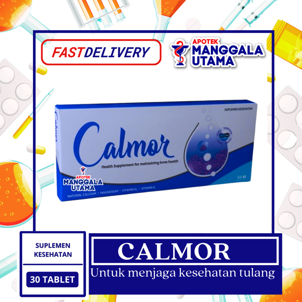 CALMOR SUPLEMEN KESEHATAN PER BOX ISI 30 TABLET