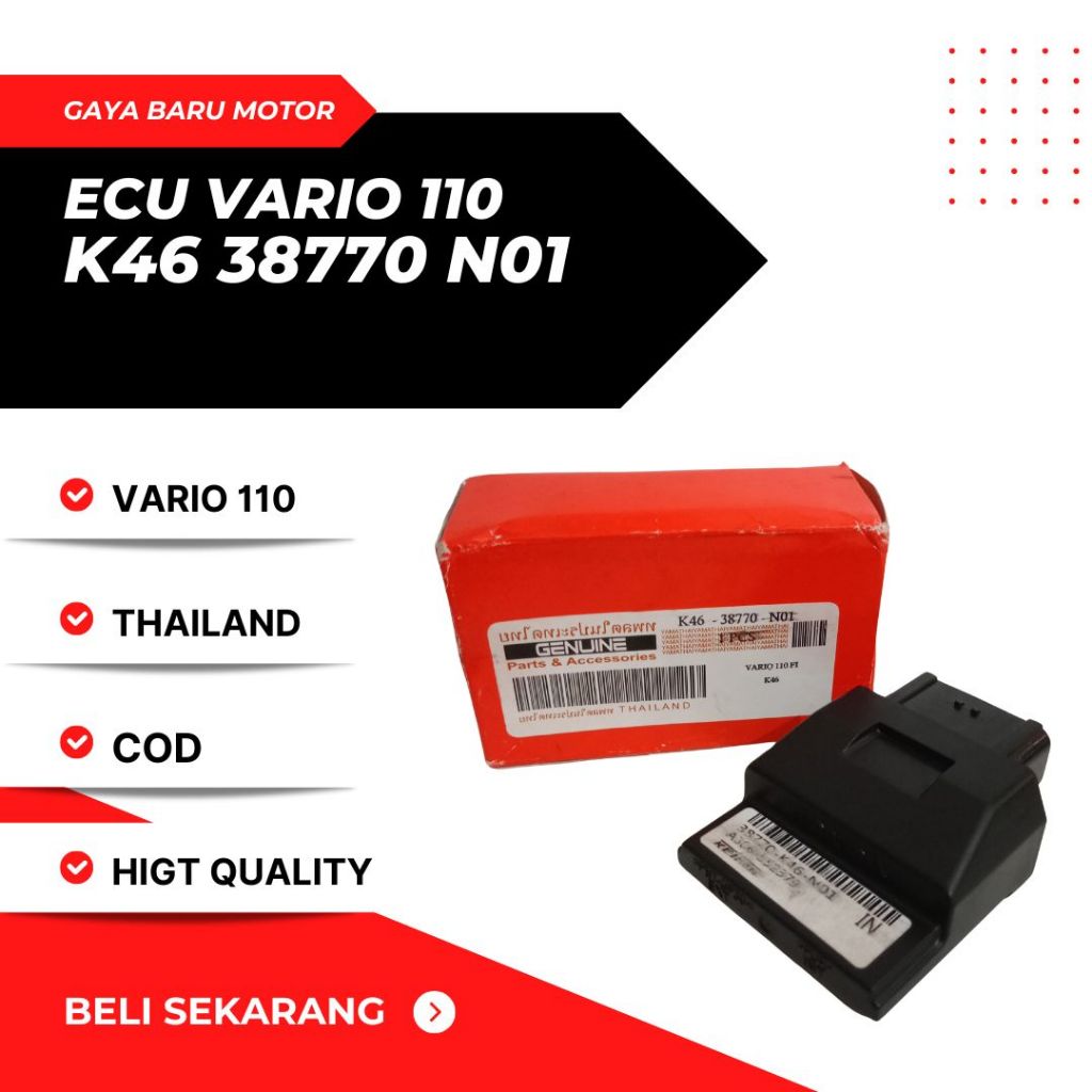 ECU VARIO 110 FI K46-38770-N01 THAILAND