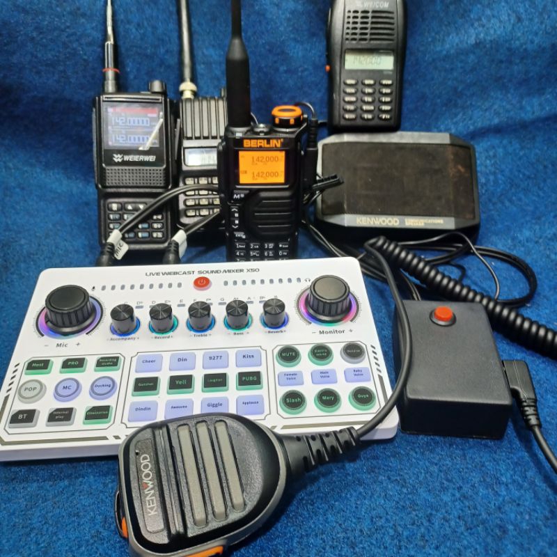 PTT BOX UNTUK RADIO HT CINA MENGGUNAKAN SOUNCARD V8