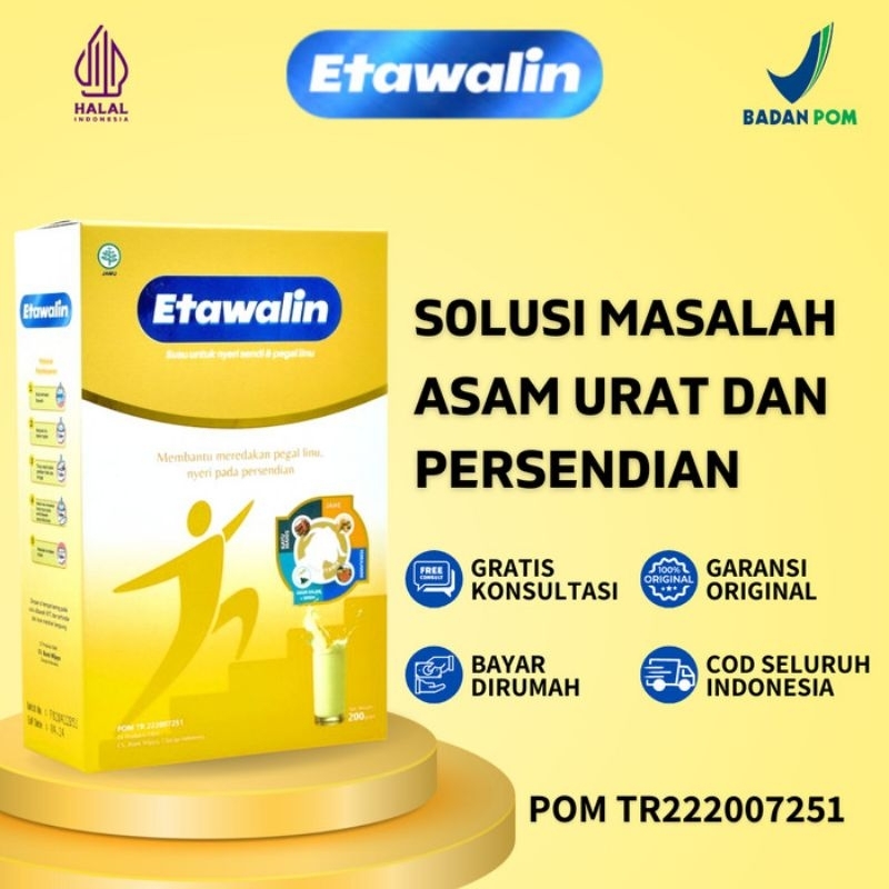 

Etawalin Susu Kambing Etawa Solusi Asam Urat dan Nyeri Sendi 100% Asli 1 Box- Palsu Uang kembali