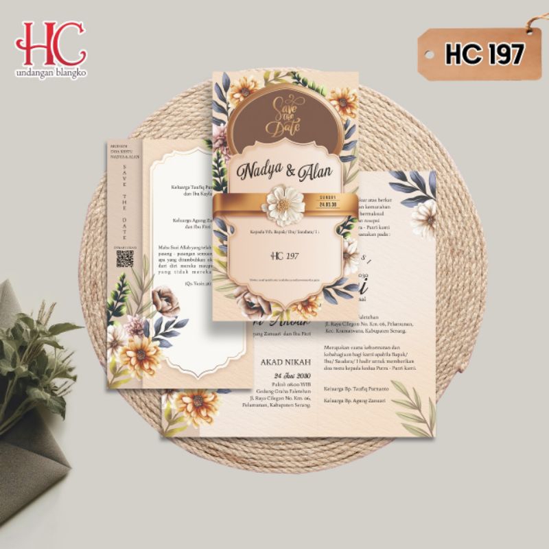 UNDANGAN PERNIKAHAN AESTHETIC KEKINIAN HARD COVER MEWAH ELEGANT PREMIUM UNIK FULL COLOUR SIAP SEBAR