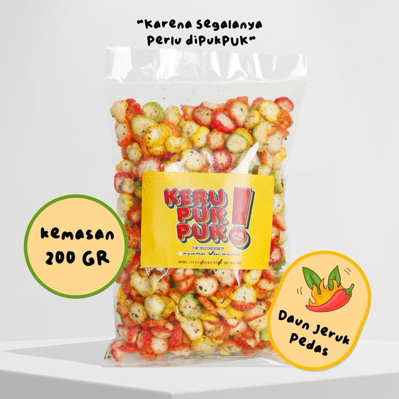 

Kerupukpuk.idn | Kerupuk Bawang Daun Jeruk Pedas