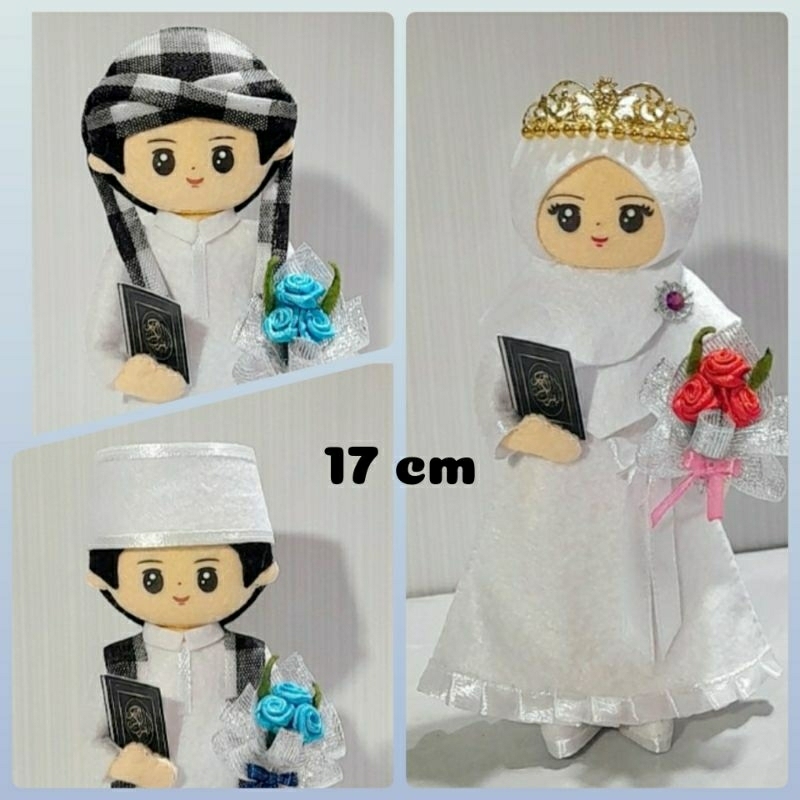 Boneka Tahfidz & Wisuda 17 cm