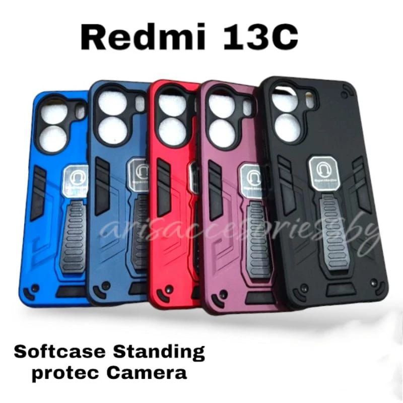 Case Iron Hardcase Standing Robot Iron phantom case Transformer Redmi 13C