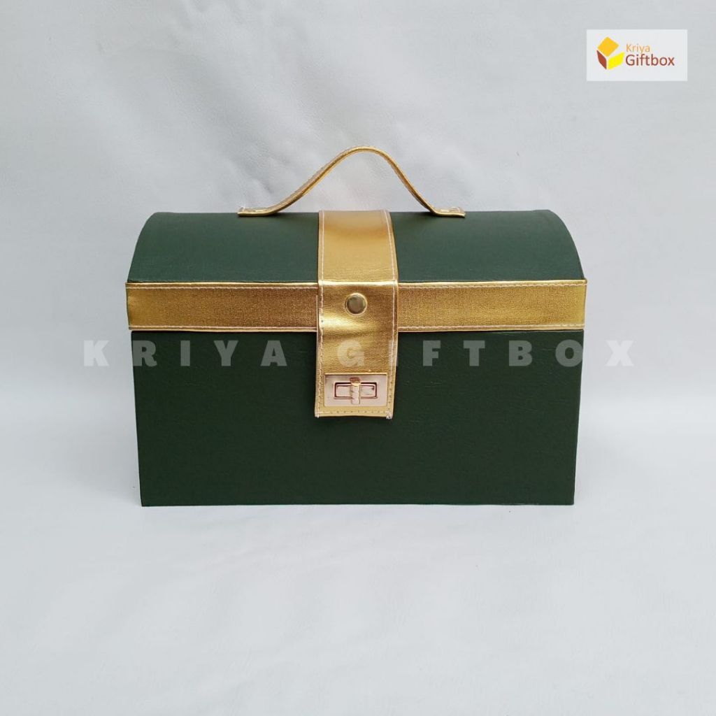 

[20pcs PO] Box Hampers Model Peti Warna Hijau Tua | Box Hampers Lebaran Eksklusif Termurah