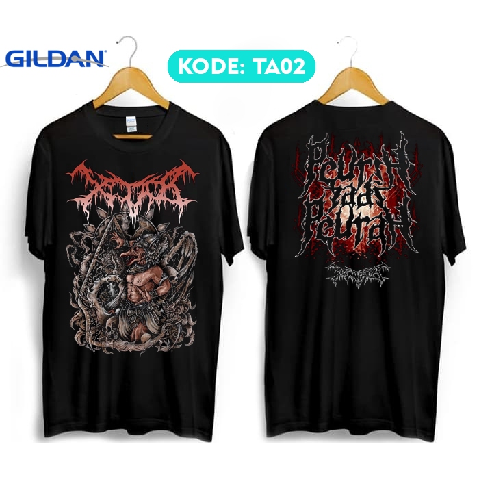 Kaos xtab band metal katun premium TA02