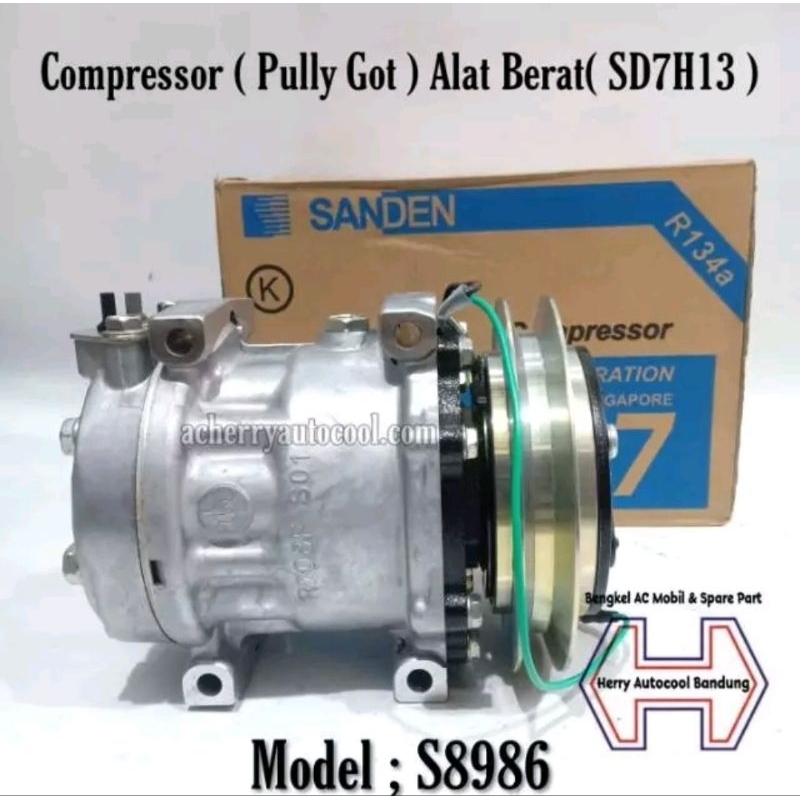 Compressor - Kompressor - Dinamo Ac Pully Got  ALAT BERAT  SD7H13 Original