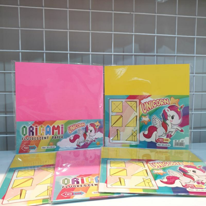 

(Bisa COD) Kertas Origami Unicorn Uk 20×20cm