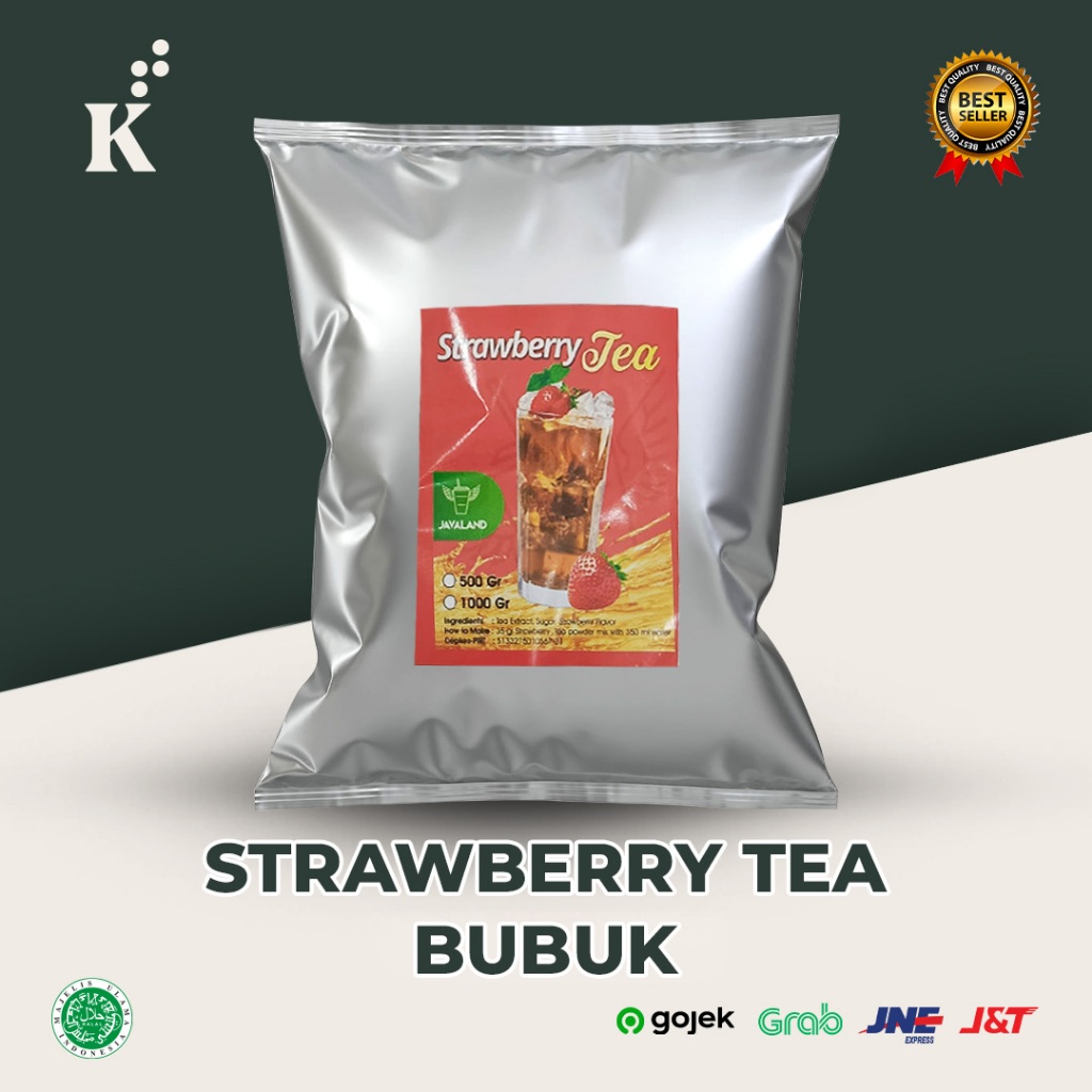 

Bubuk Strawberry Tea Teh rasa Strawberry Stroberi 1kg