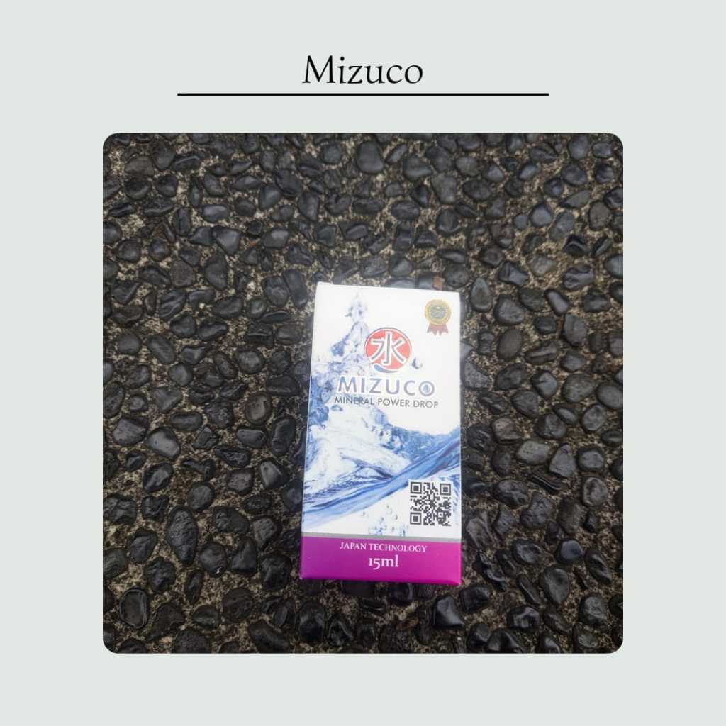 

Mizuco - Mineral Power Drop - MINERAL ALKALINE KEMASAN 1 BOTOL 15ml