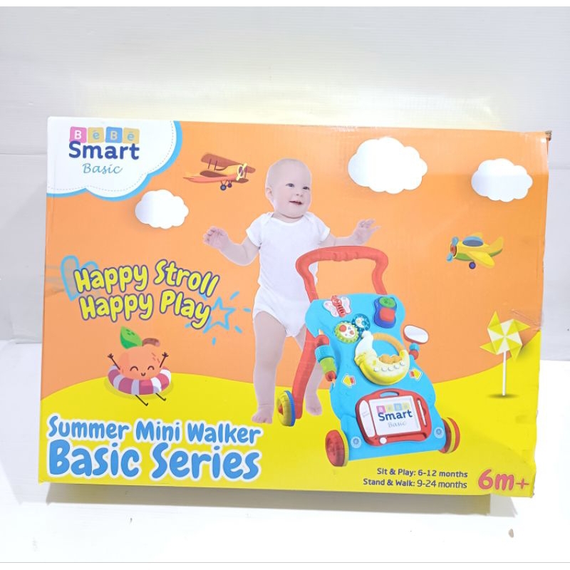 BEBE SMART Basic Series Summer MINI Walker Baby 6m+//BEBE SMART