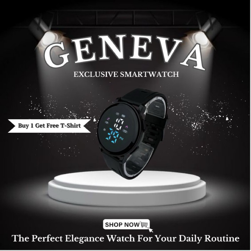 Jam Tangan GENEVA Exclusive smart watch exclusive