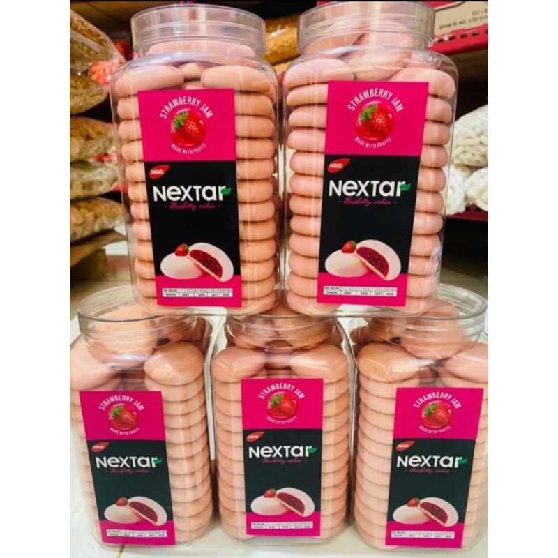 Nextar Rasa Stoberry Kemasan Toples/ Jajan Lebaran Toples