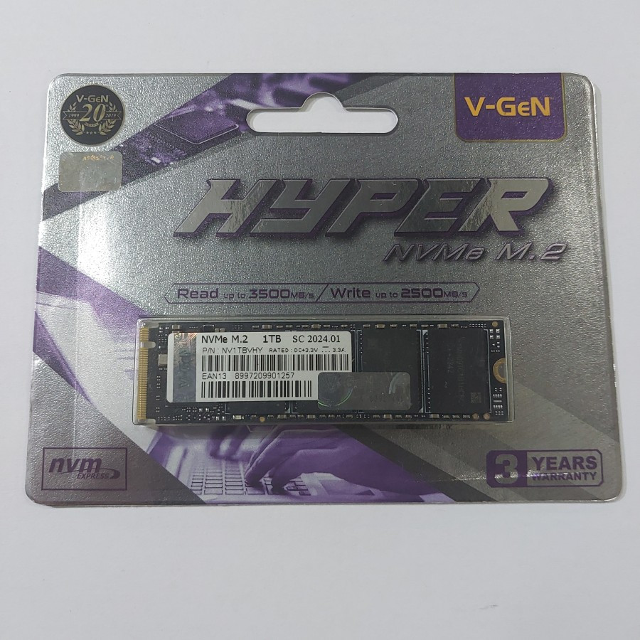 ssd nvme 1tb vgen ori