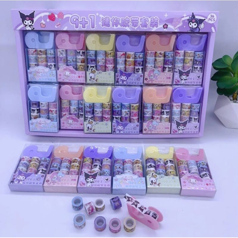

washitape sanrio,lotso, unicorn, stitch