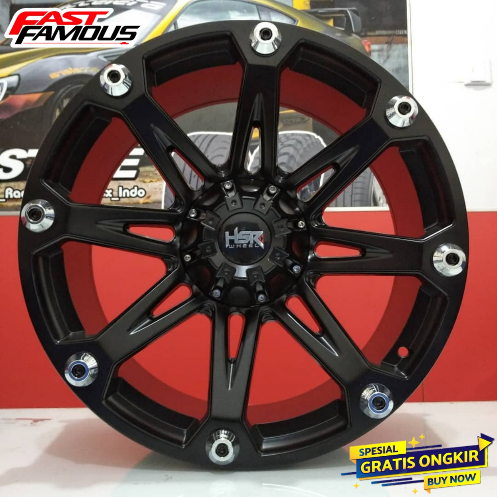 velg mobil sangar r20 mobil pajero fortuner triton hsr wheel type kleak