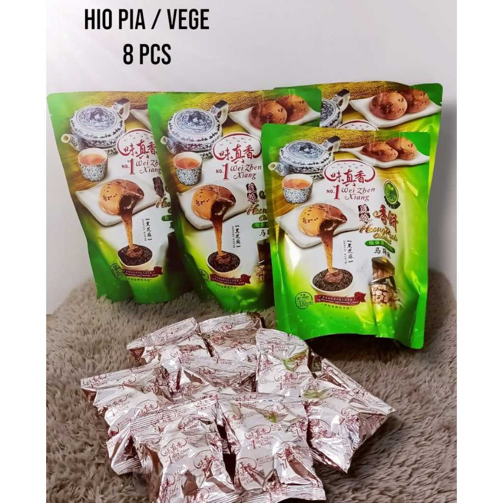 

Hio PIa Vege / Wei Zhen Xiang / Biskuit Vegetarian dengan isi 8 pcs