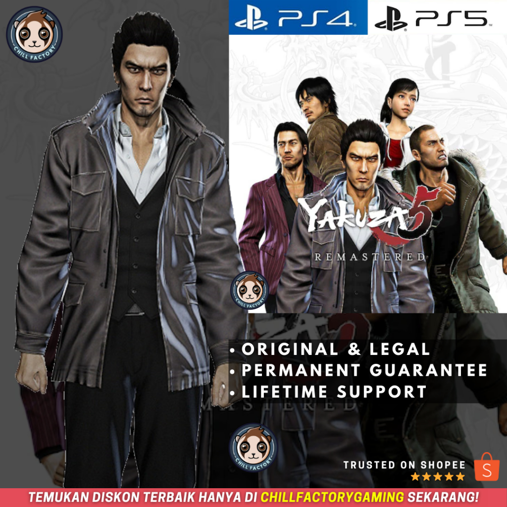 Yakuza 5 Remastered PS4 PS5