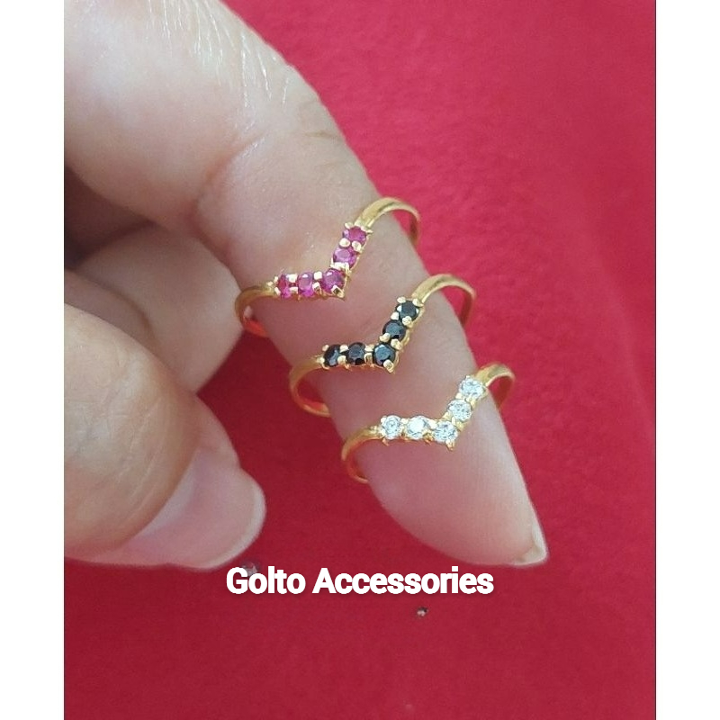 Cincin Dewasa Aurel  Emas Muda 0,5 gram