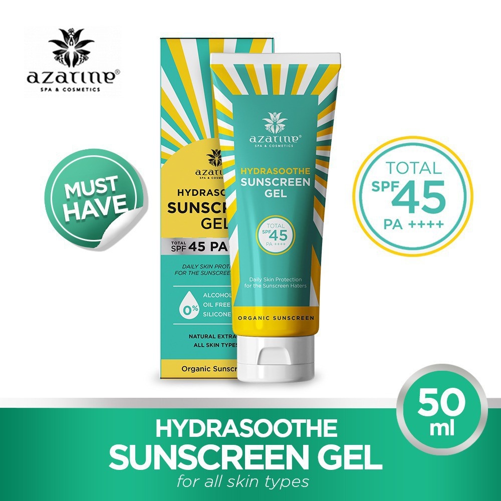 AZARINE Hydrasoothe Sunscreen Gel (kemasan baru), 50 ml - sunscreen Wajah