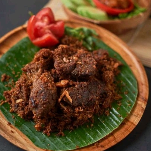 

Empal Serundeng free Sambel Bawang