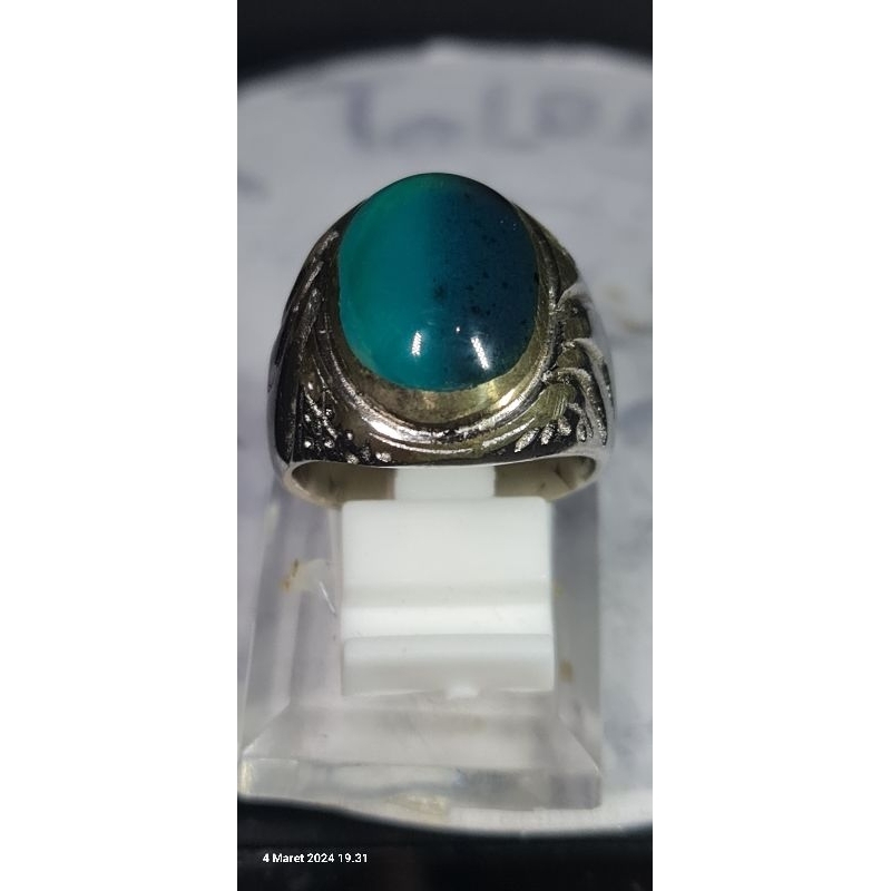 batu akik bacan doko mejiko serat halus giwang 918