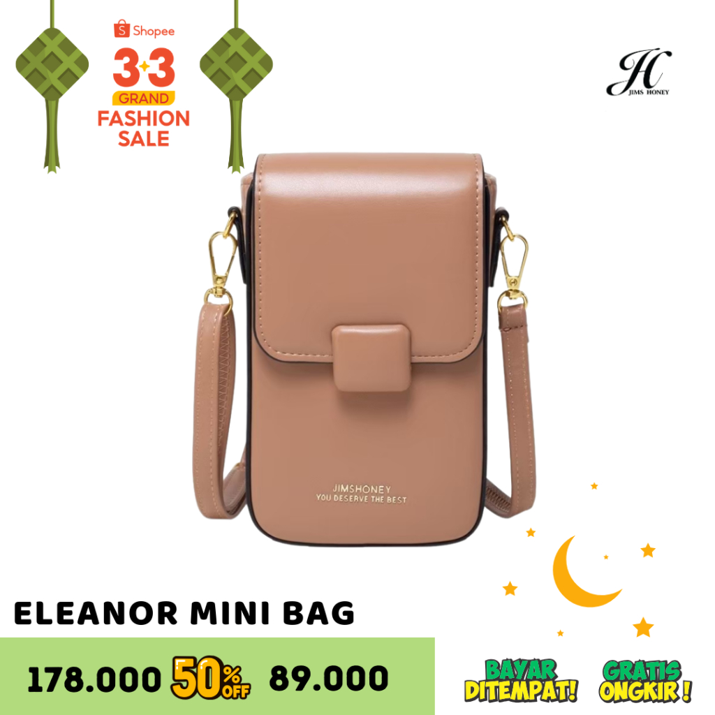 MURAH JIMS HONEY TAS SLEMPANG KECIL WANITA ELEANOR BAG