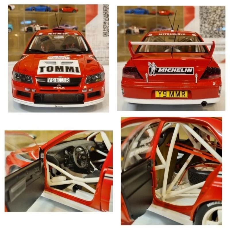 Autoart, Mitsubishi Lancer EVO 7 WRC Rally of Great Britain 2001 T. Makinen