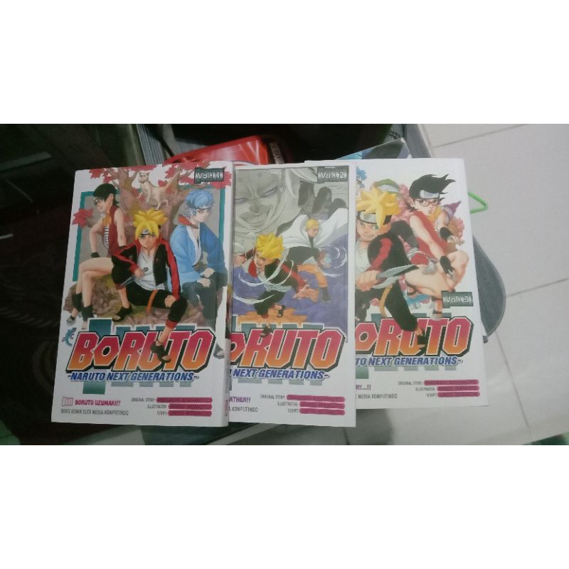 Komik Boruto Vol 1-3