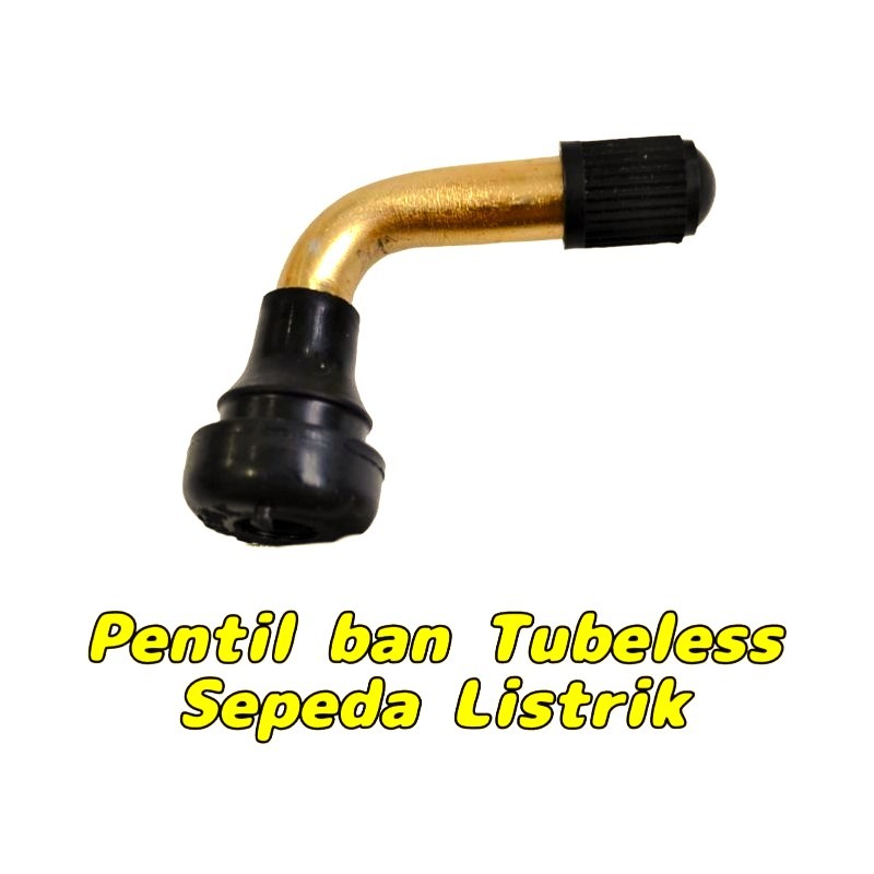 Pentil Ban Sepeda Listrik / Aksesoris Sepeda Listrik / Pentil / Pentil Bengkok Sepeda Listrik