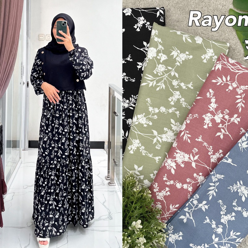 midi rayon knit katun premium