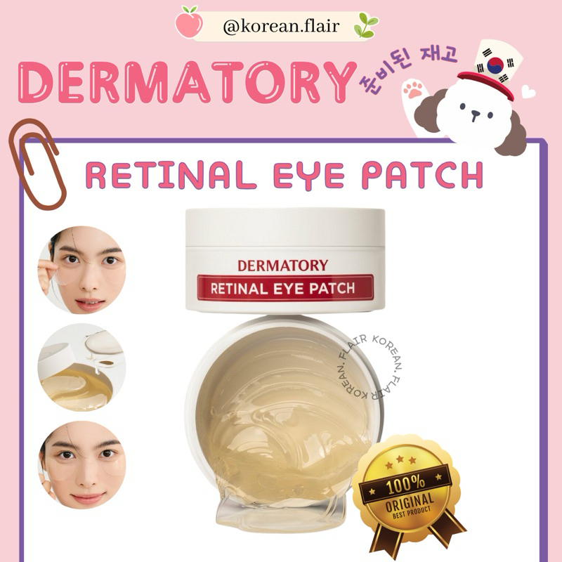 READY STOCK Dermatory Retinal Eye Patch - Original Korea