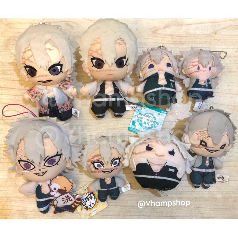 Sanemi plush Fuwa, Tomonui, Kimono, Nitotan, Mamemeito, Finger puppet, Rascal Demon Slayer : Kimetsu