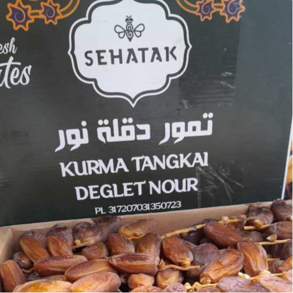 

Kurma Algeir Tangkai Deglet Sehatak Kemasan 5KG Premium Quality 100% Original