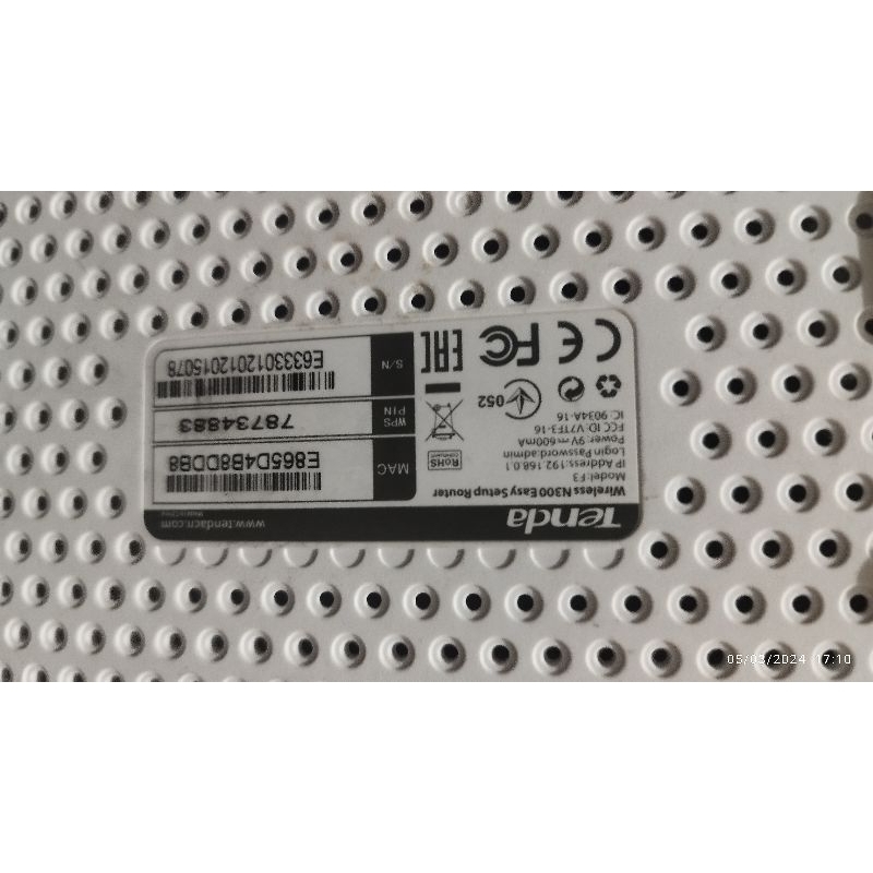 Tenda F3