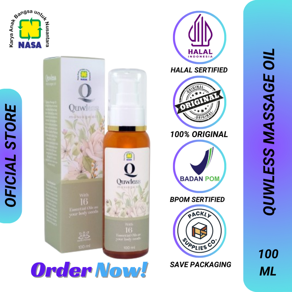 MINYAK PIJAT QUWLESS MASSAGE OIL