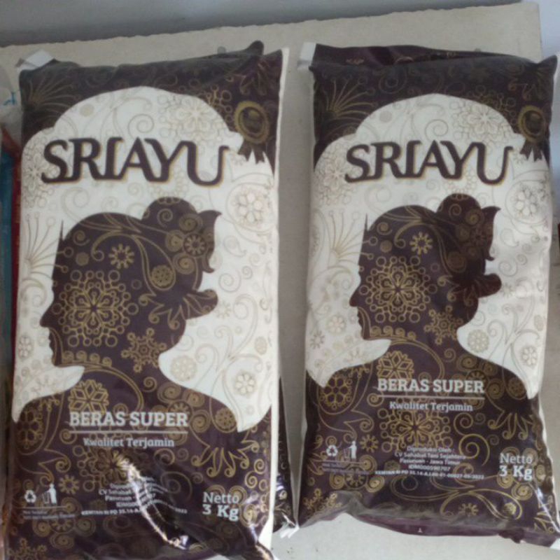 

Beras Sriayu 3 kg