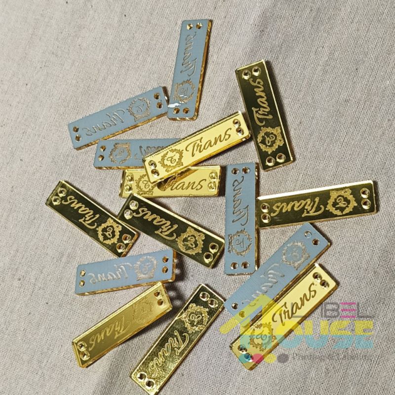 

label plat akrilik