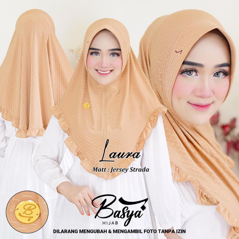 ** Basya Hijab ** Bergo Laura Original Basya Hijab