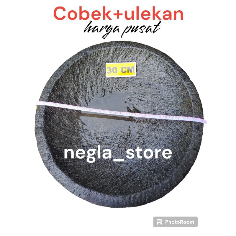 COBEK BATU ASLI JUMBO +ULEKAN TERMURAH