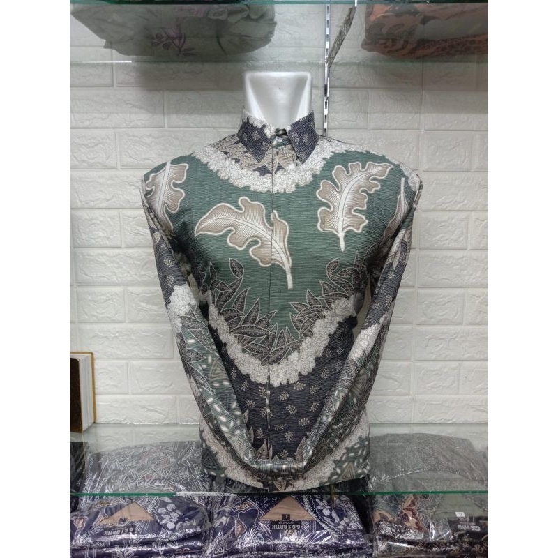 Batik Bahan Dolby Panjang lapis furing | batik Serat Dolby | Batik premium