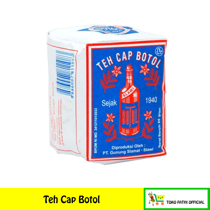 

Teh Tubruk Cap Botol Biru Asli Slawi 40 gram