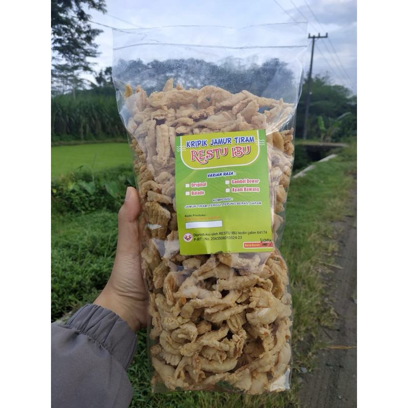 

keripik jamur tiram 500gr