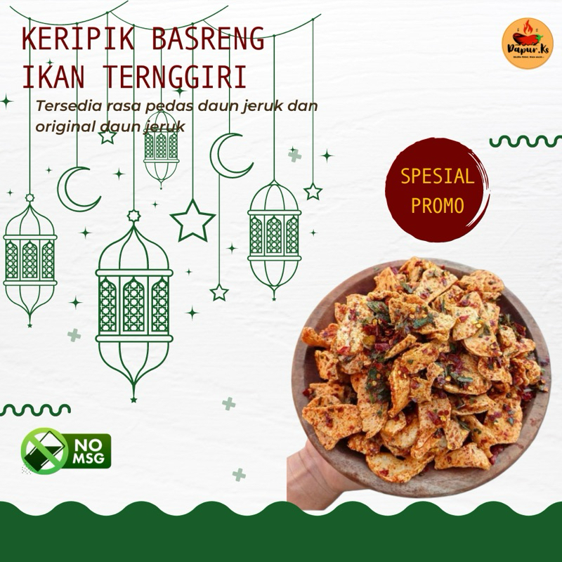 

Keripik Basreng Ikan Tenggiri 500gr | TOPLES | Aneka Cemilan | Fresh | Pedas | Asin