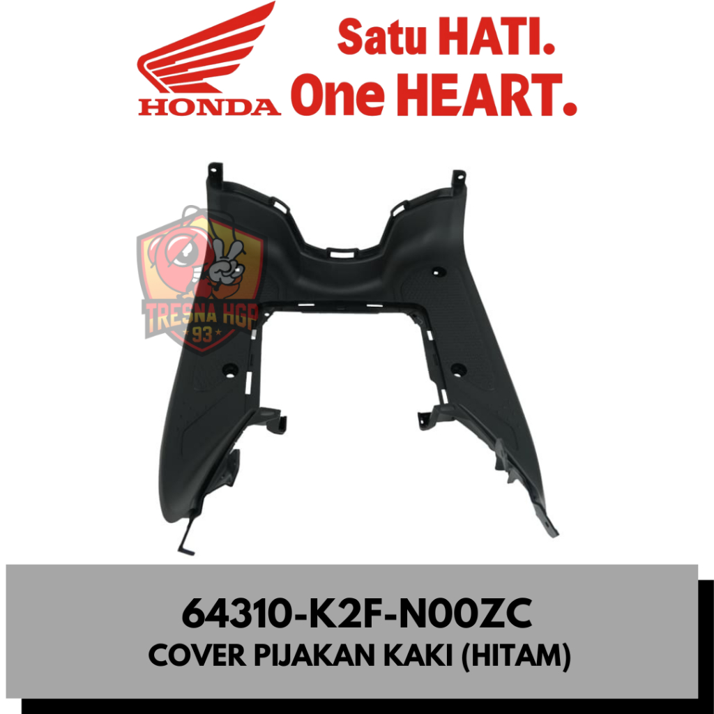 64310-K2F-N00ZC COVER PIJAKAN KAKI HITAM SCOOPY ESP K2F ORIGINAL | STEP FLOOR 64310K2FN00ZC